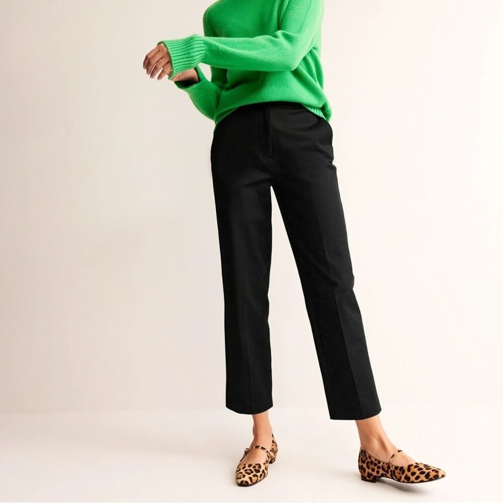 Boden Black Cropped Pants